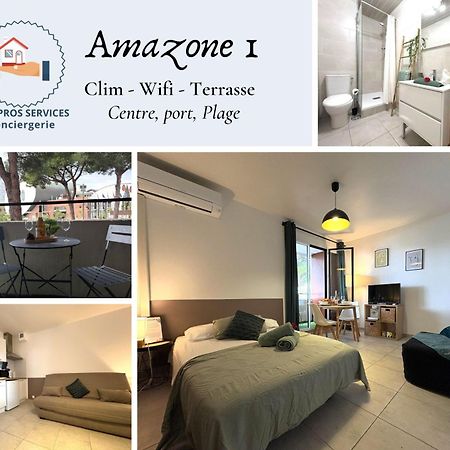 לה גרנד מוט L'Amazone Studio Plein Centre Plages A 2Min Clim Wifi Sur Le Port - Top Prosconciergerie- מראה חיצוני תמונה